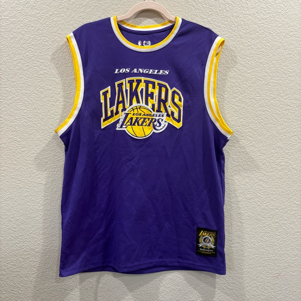 Los Angeles Lakers Jersey Purple Ultra Game NBA Sleeveless Shirt